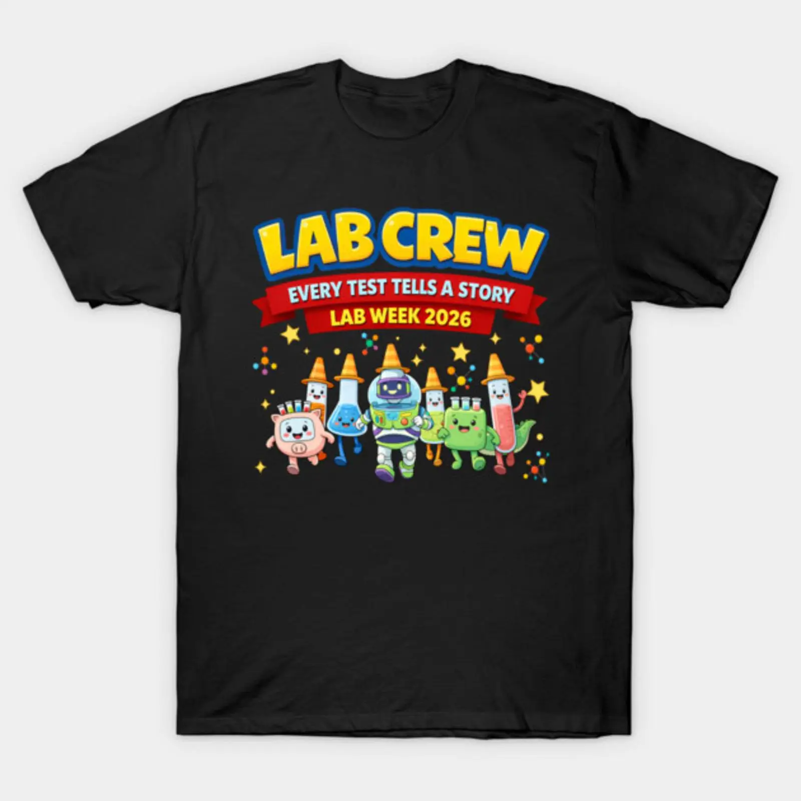 Medical Lab Week 2026 - Camiseta Masculina Vintage Lavada e Confortável