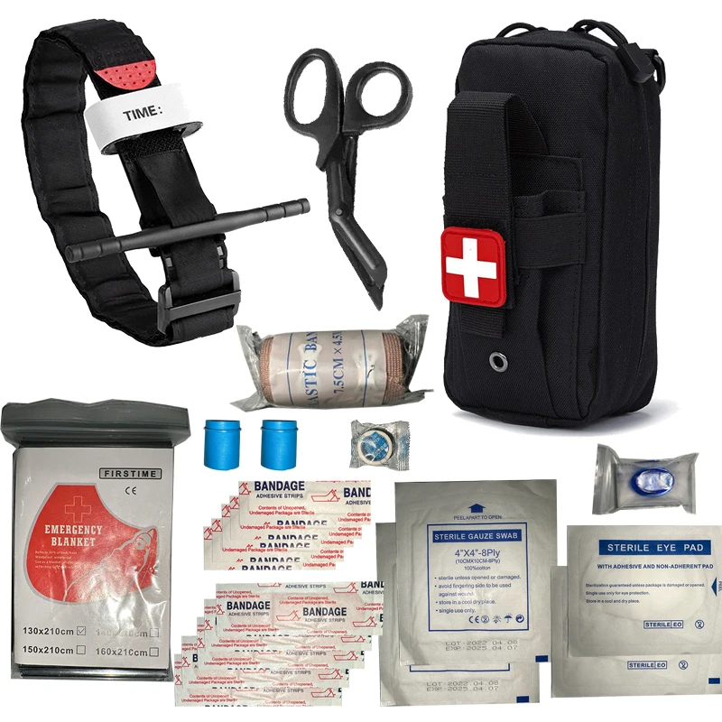 Medical Lab Kit - IFAK-Kit de Sobrevivência Trauma, Bolsa Médica