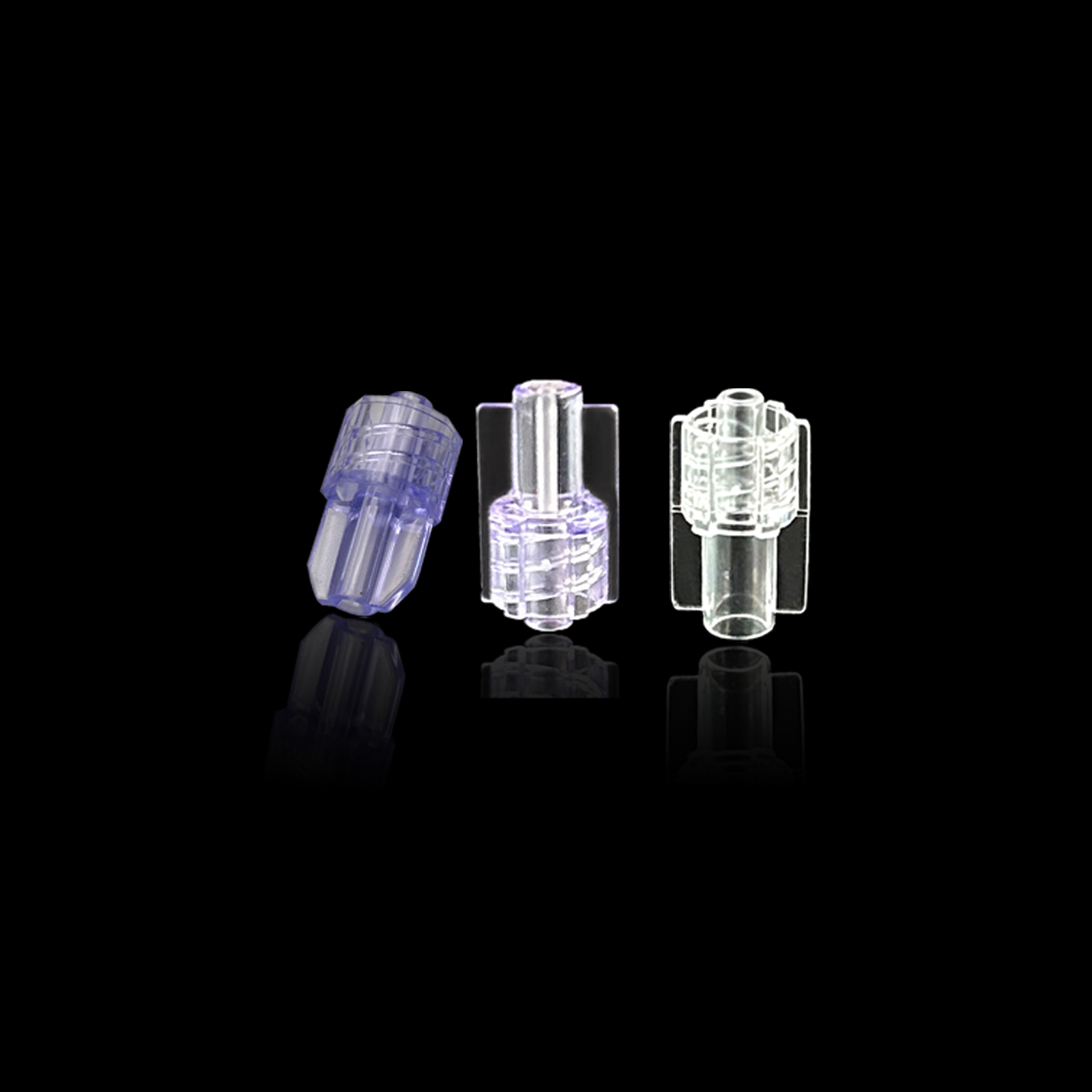 Medical Lab - 100 conectores Luer-lock macho para sistemas