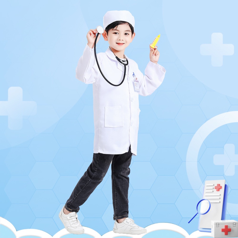Medical Lab - Conjunto de fantasia de dramatização para