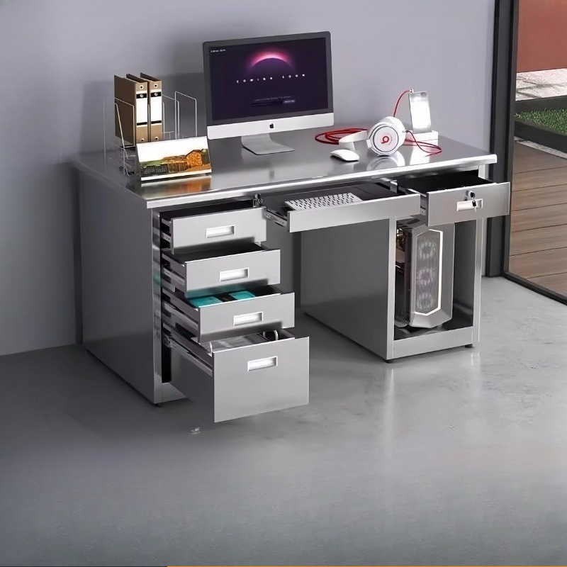 Medical Lab Officer - Mesa de trabalho em aço inoxidável