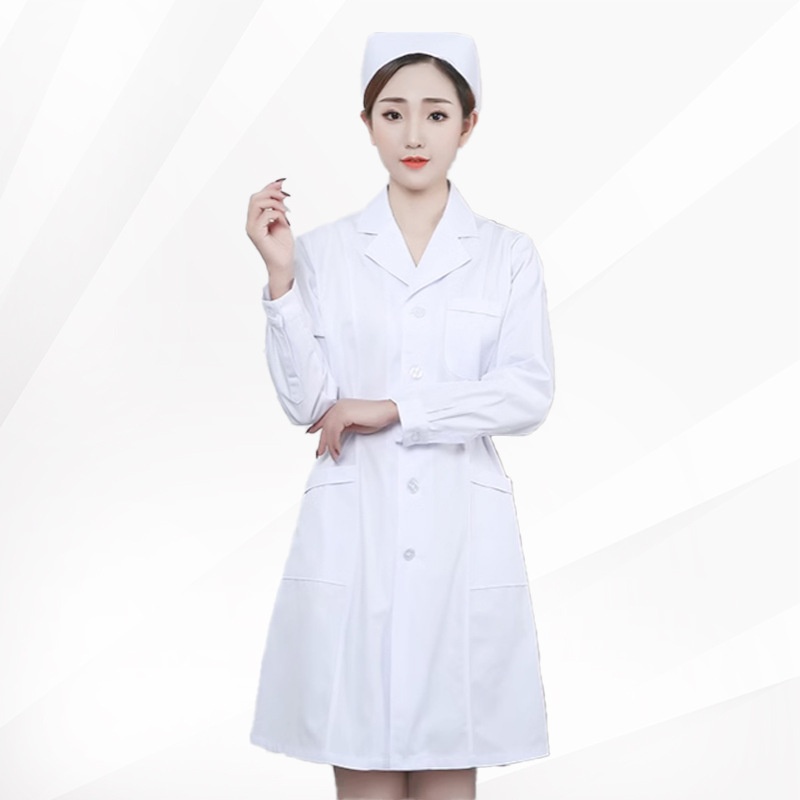 Medical Lab Officer - Uniforme Médico Plus Size para Mulheres,