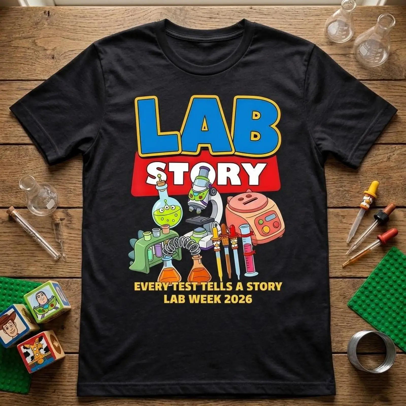 Medical Lab Week 2026 - Camiseta Lab Week 2026: Humor Científico